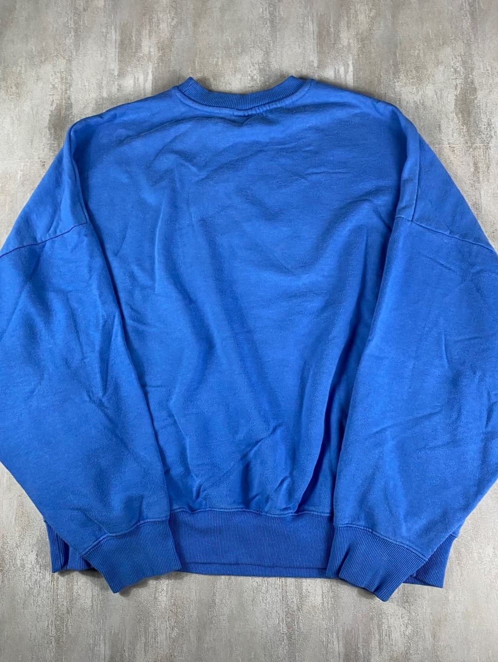 PacSun Oversized Unisex Blue Graphic Crewneck Sweatshirt OneSize Streetwear Cozy - Picture 6 of 7